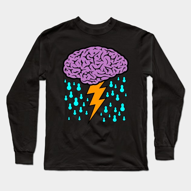 Brainstorm Long Sleeve T-Shirt by DavesTees